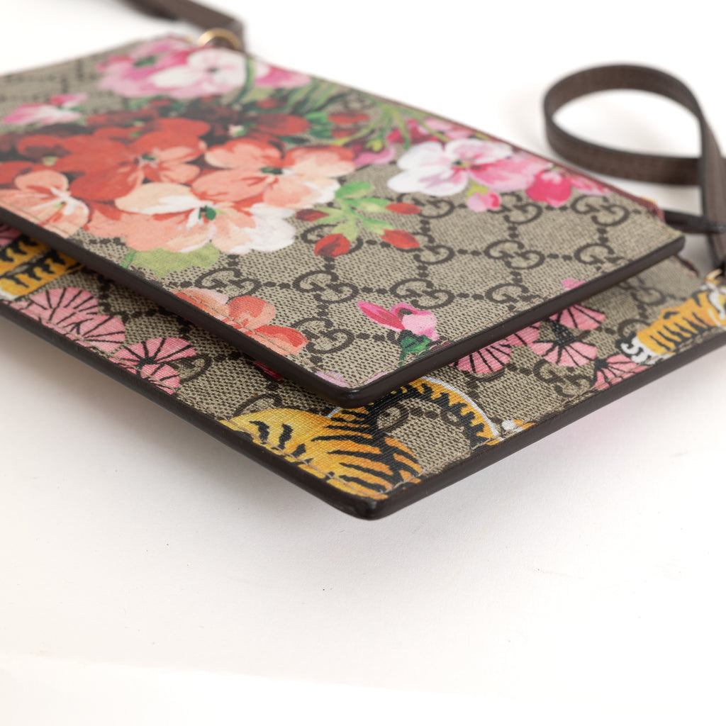 Double Zip Crossbody, GG Supreme Blooms