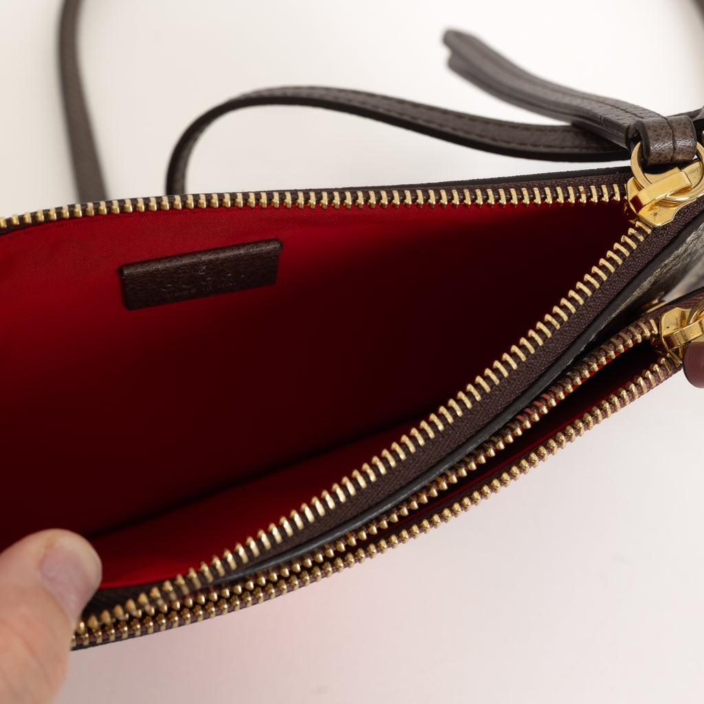 Double Zip Crossbody, GG Supreme Blooms