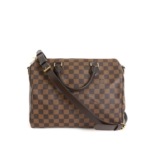 Speedy 30 Bandouliere, Damier Ebene 8233