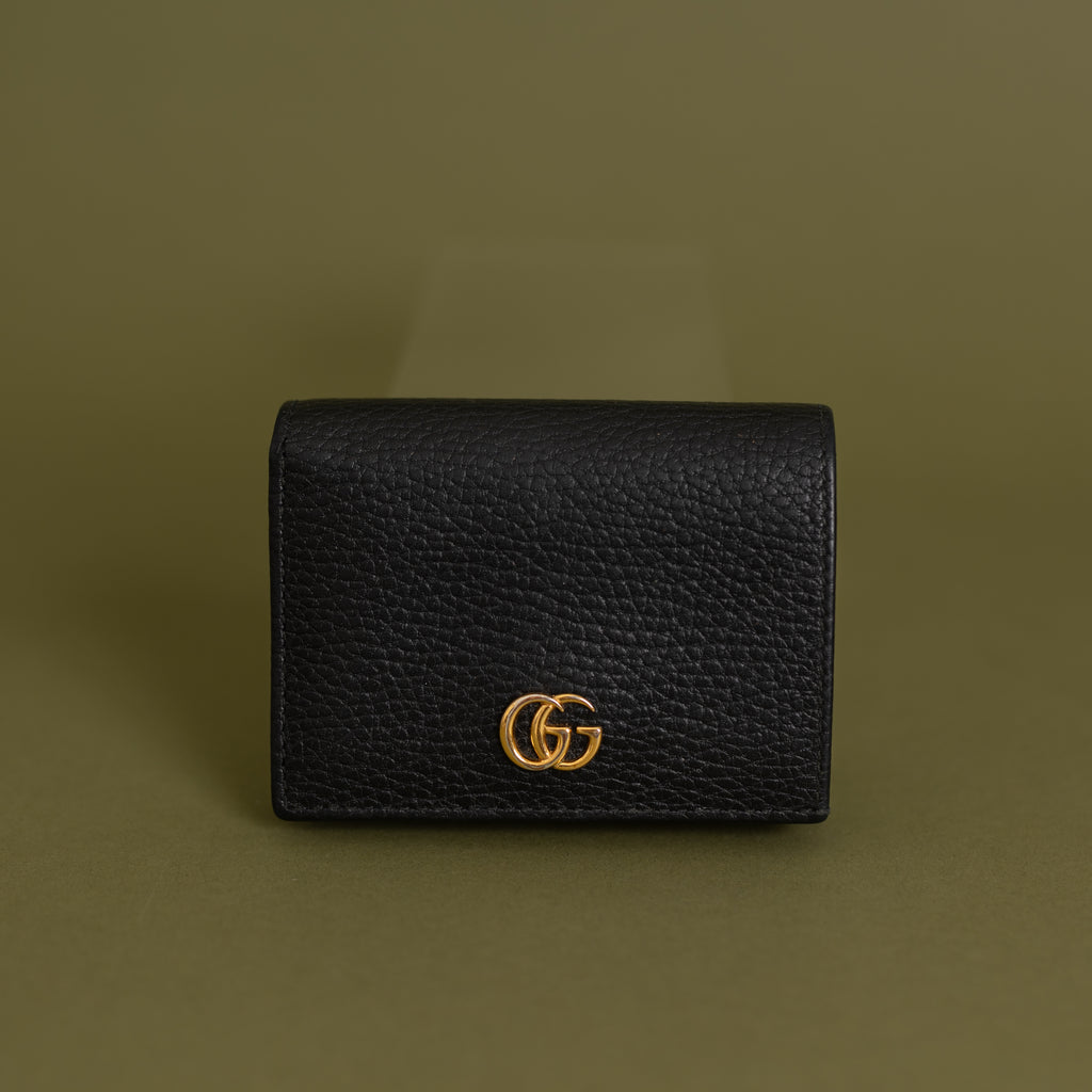 Marmont Compact Wallet, Black  8861