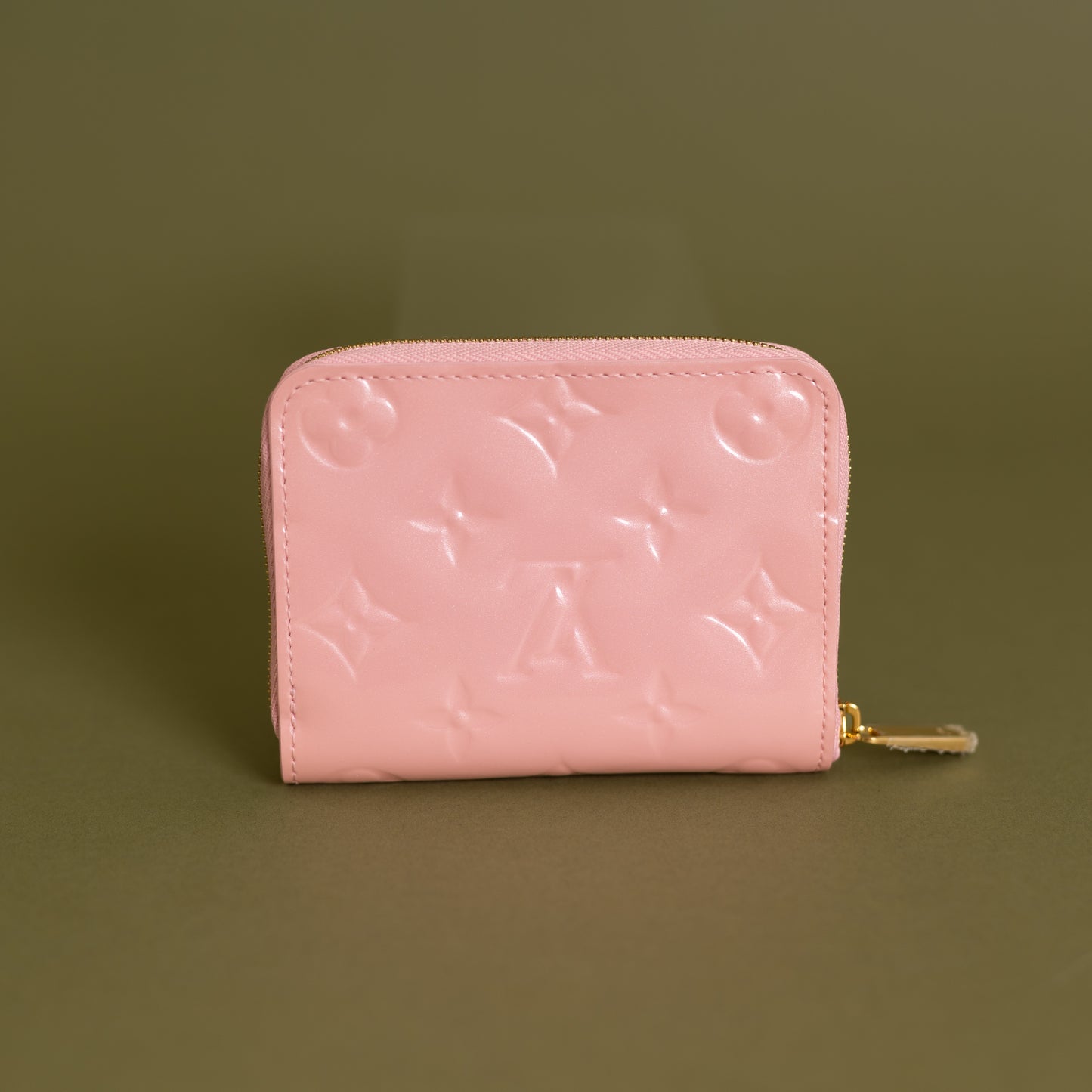 Zippy Coin Purse, Vernis Mochi Pink