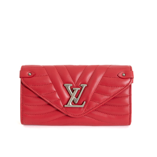 New Wave Long Wallet, Red 8266