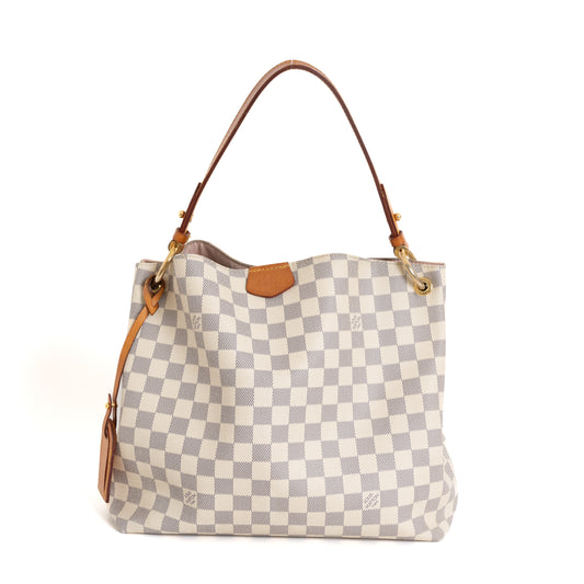 Graceful PM, Damier Azur Rose Ballerine 8000