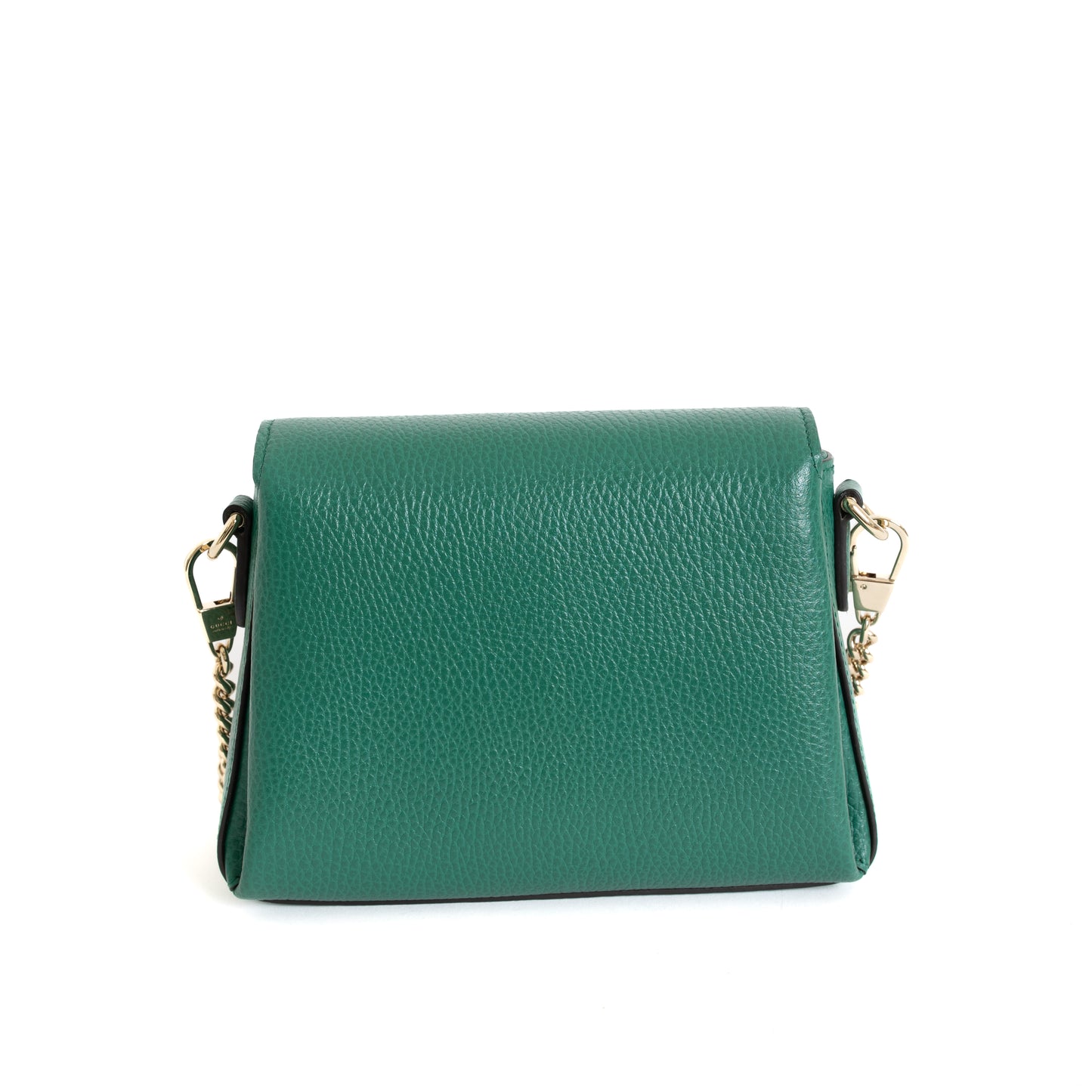 Dollar Interlocking G Crossbody, Emerald Green 8263