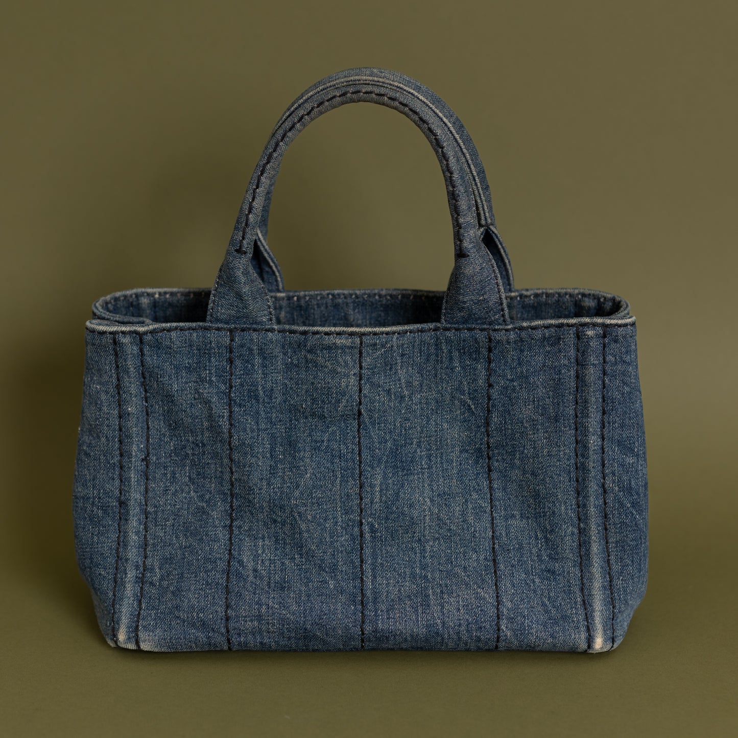 Small Canapa Tote, Denim 8999