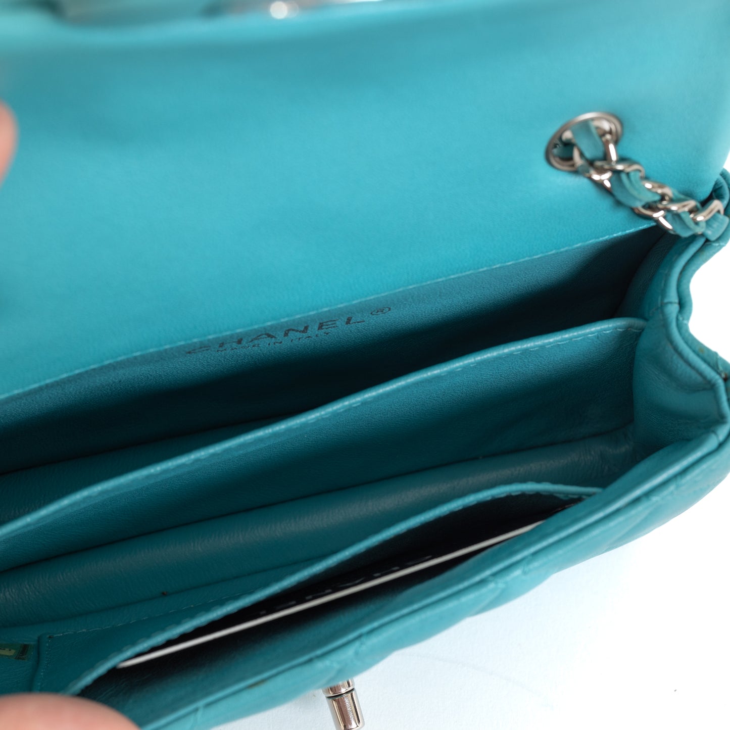 Classic Flap Extra Mini, Turquoise 8098