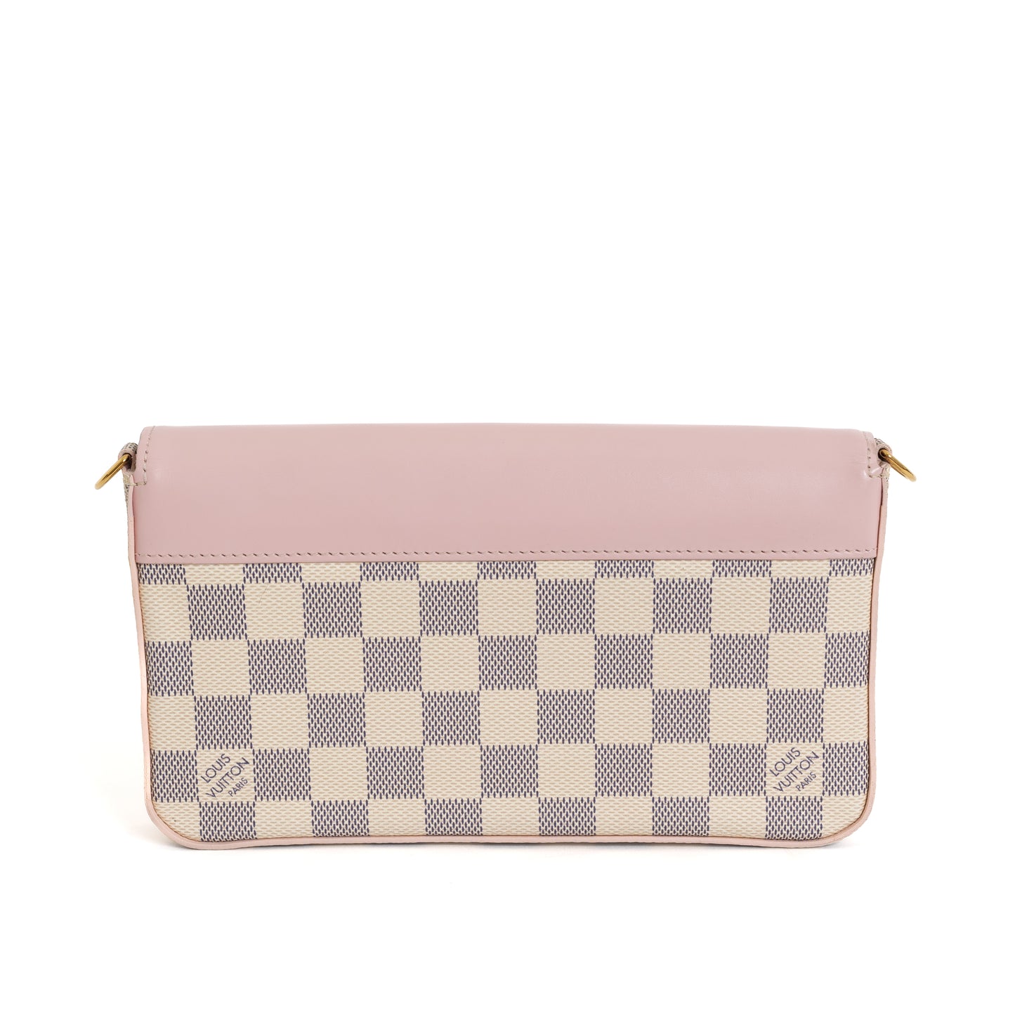 Felicie, Damier Azur Rose Ballerine with Inserts 8105