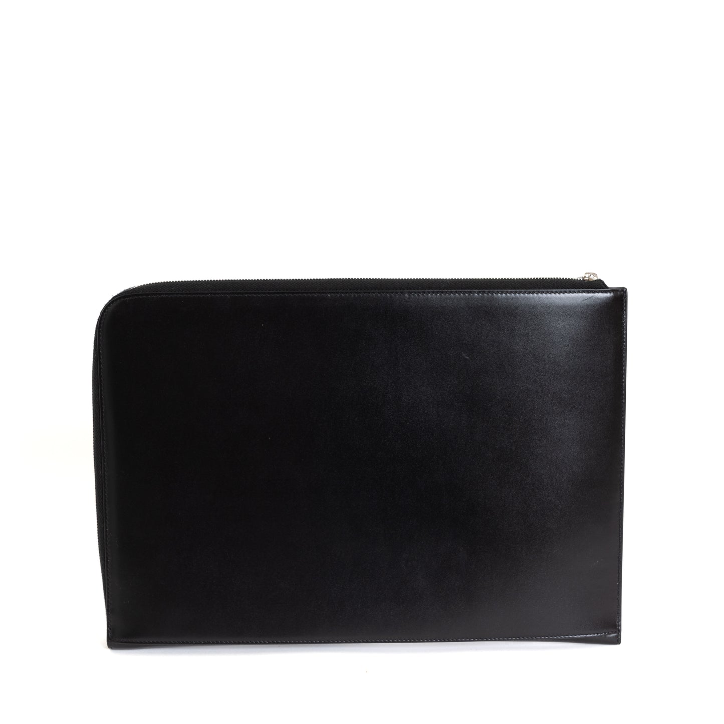 Zipped Leather Tablet Case, Black