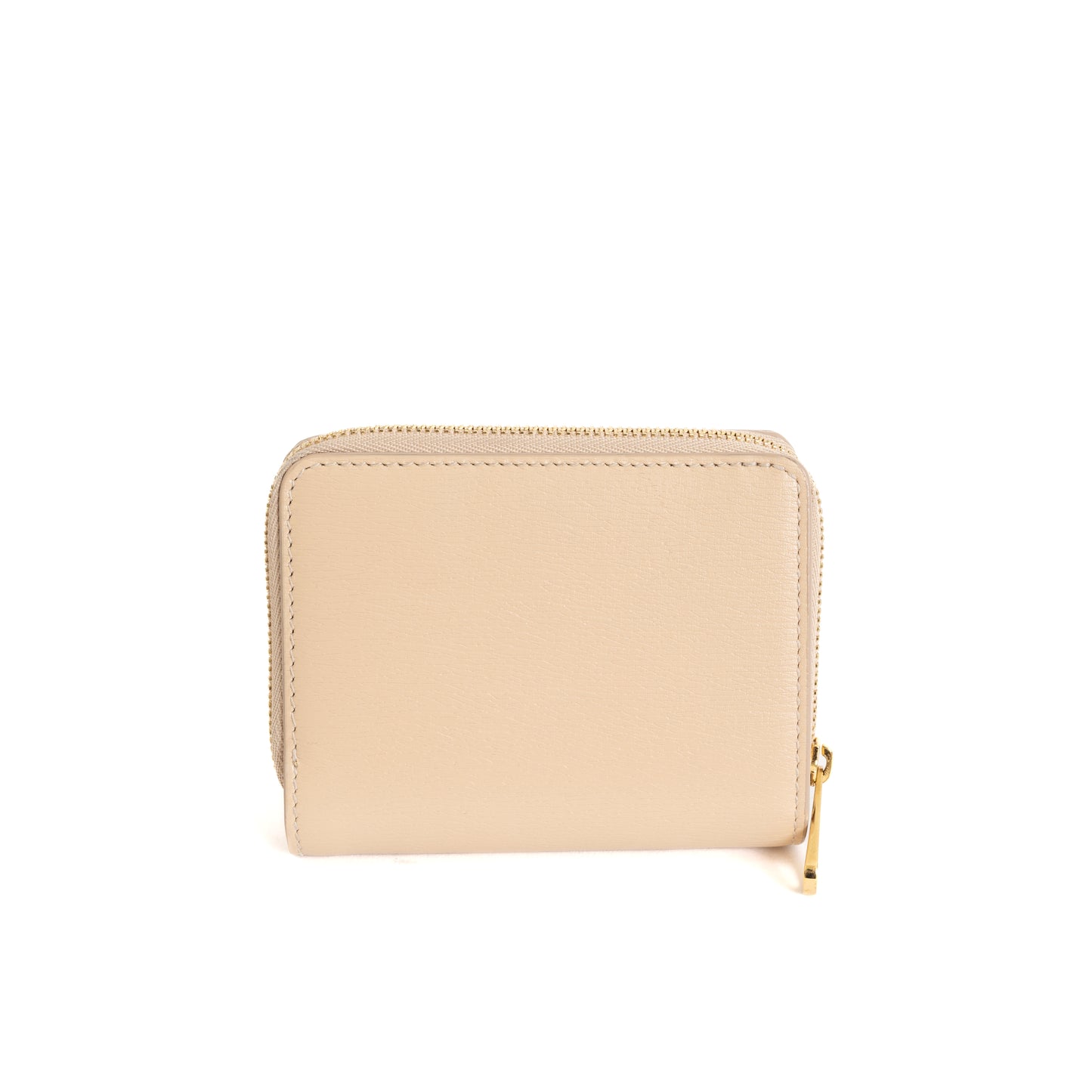 Compact Wallet, Beige GHW 8166