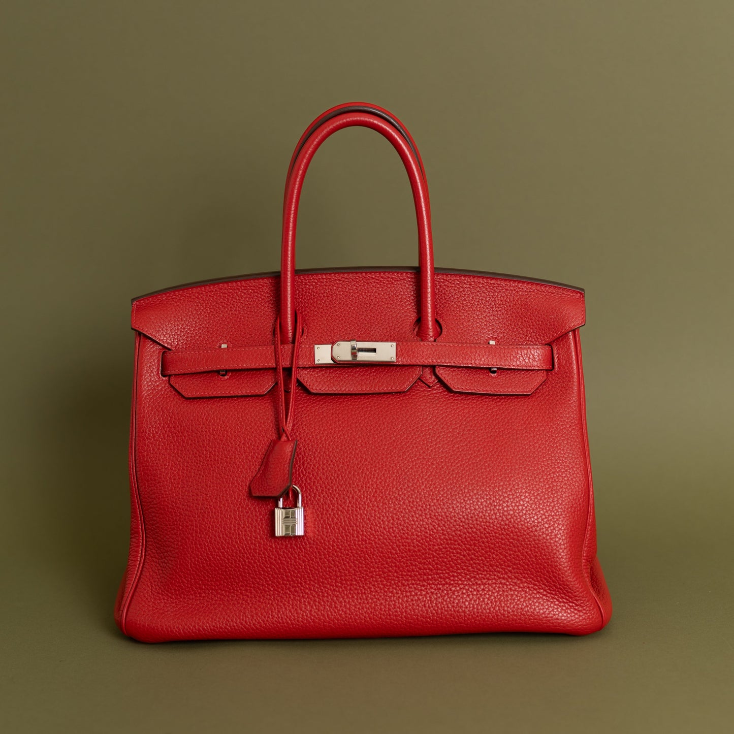 Birkin 35, Rouge Casque Clemence