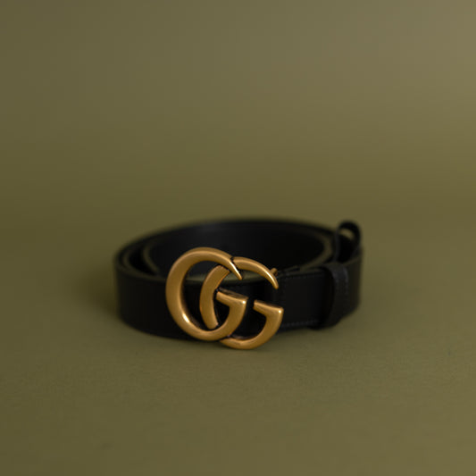 Marmont Belt, Black Size 95 9211