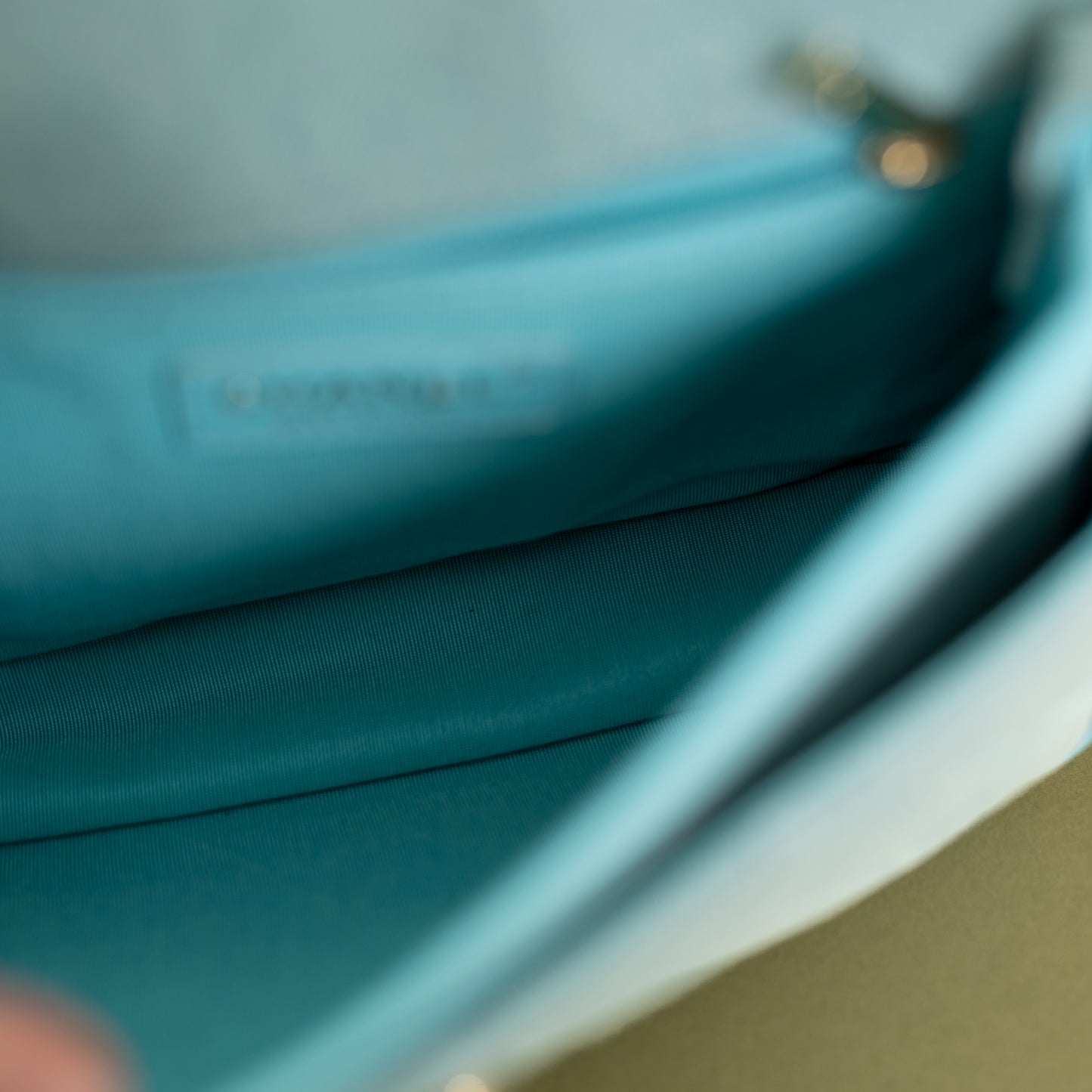 Denim Messenger, Turquoise 2964