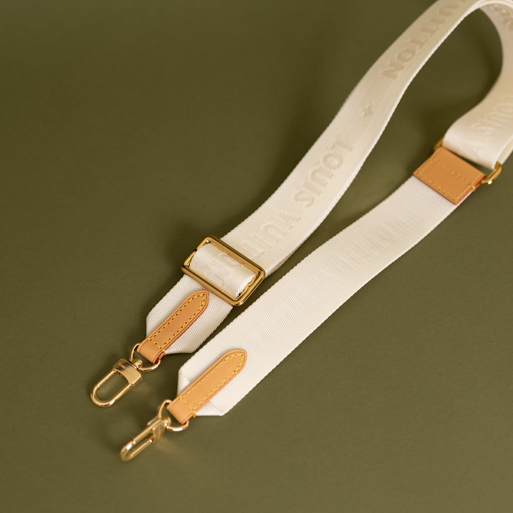 Adjustable Bandouliere Strap, White 9339