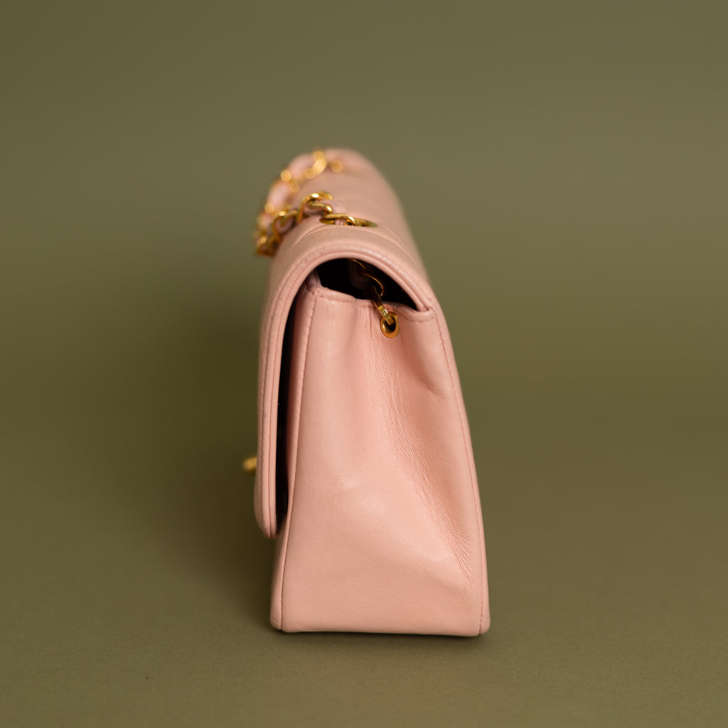 Small Diana, Light Pink Lambskin 9341