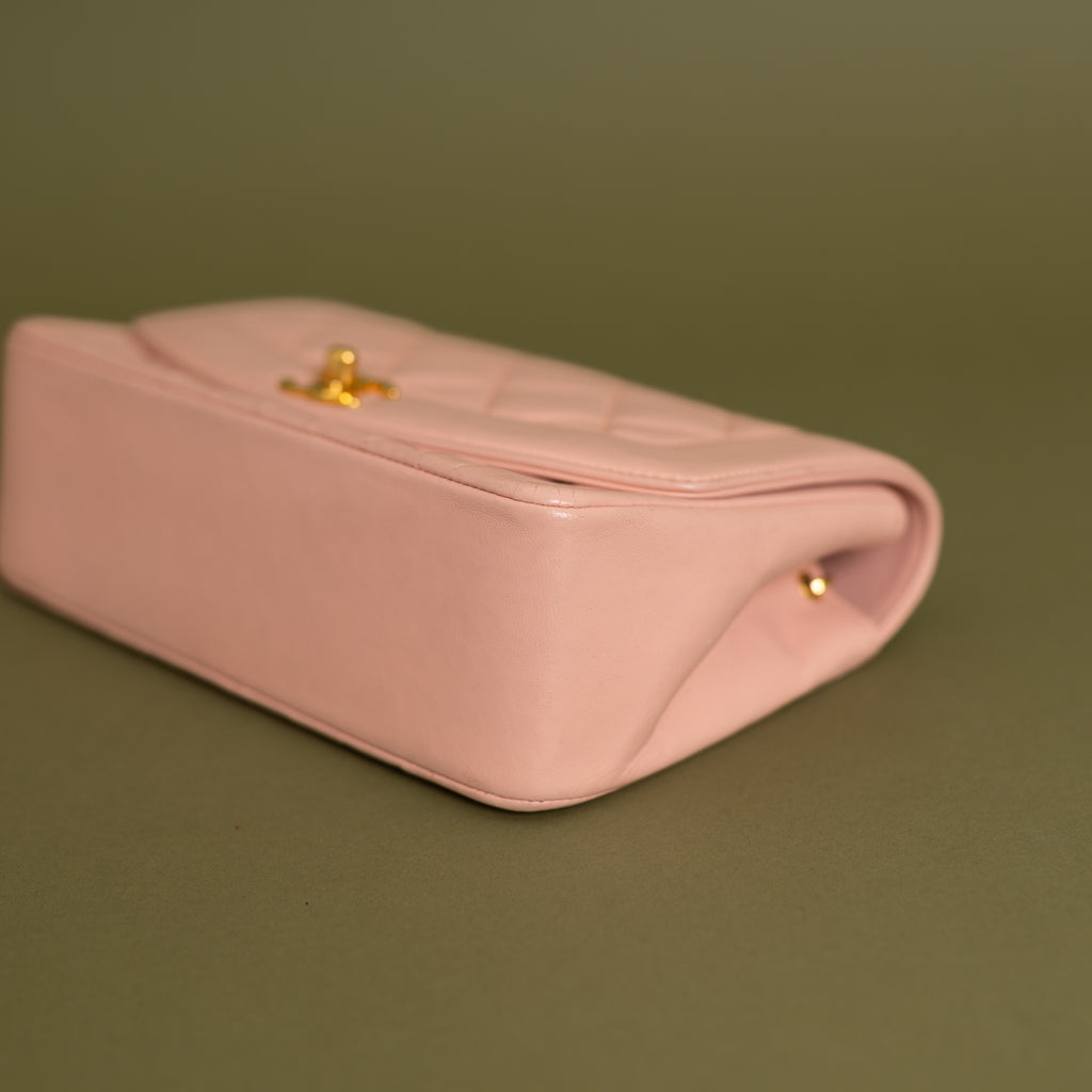Small Diana, Light Pink Lambskin 9341