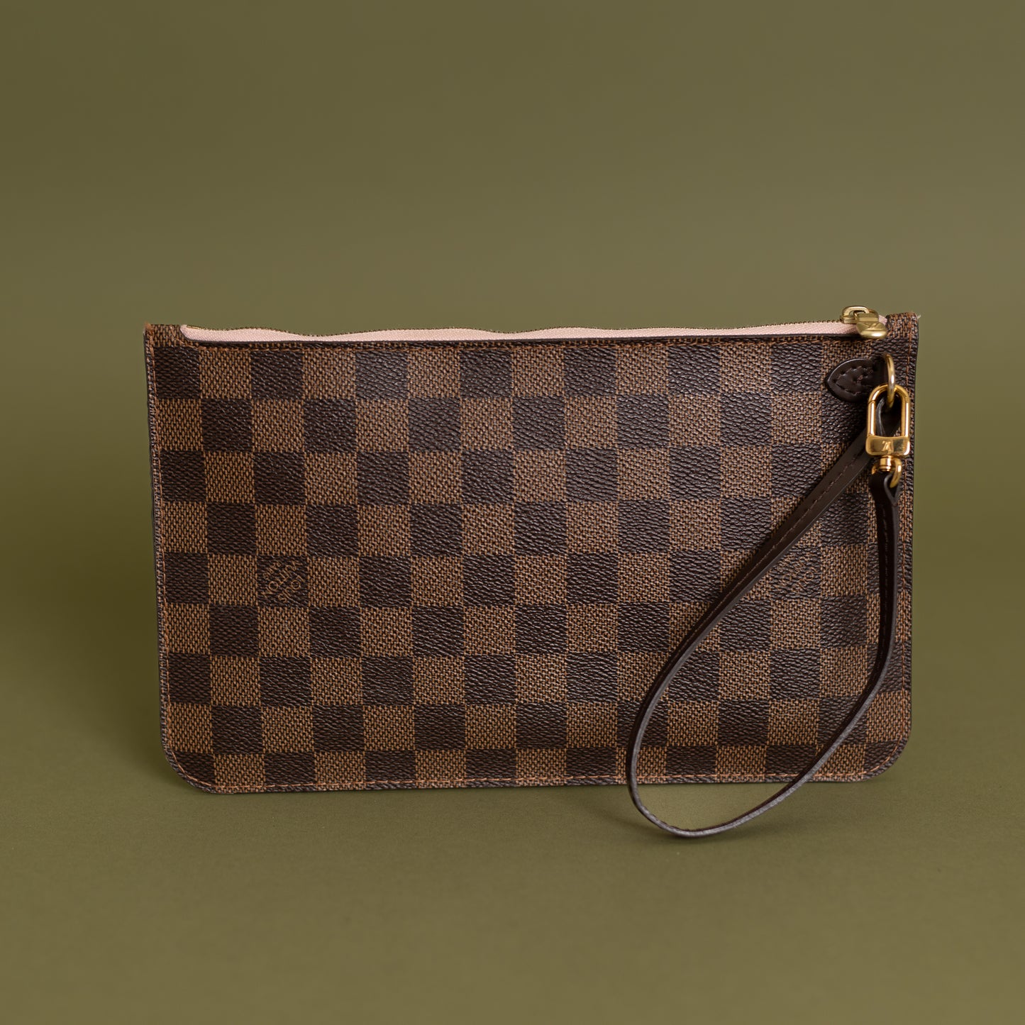 Pochette Wristlet, Damier Ebene/Ballerine 9372