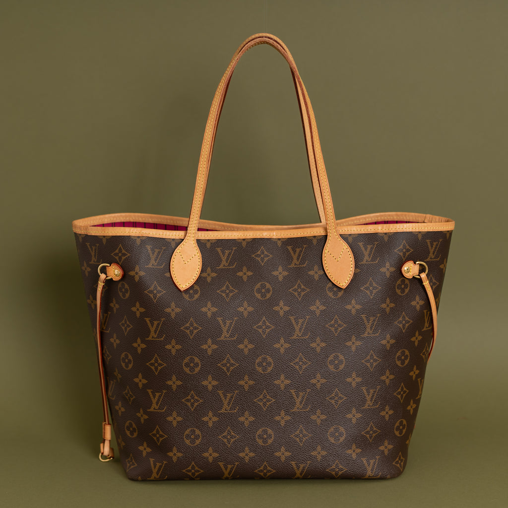 Neverfull MM Monogram Fuschia   9385