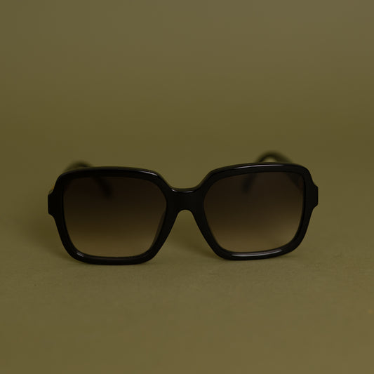 Cat Eye Sunglasses, Black GHW