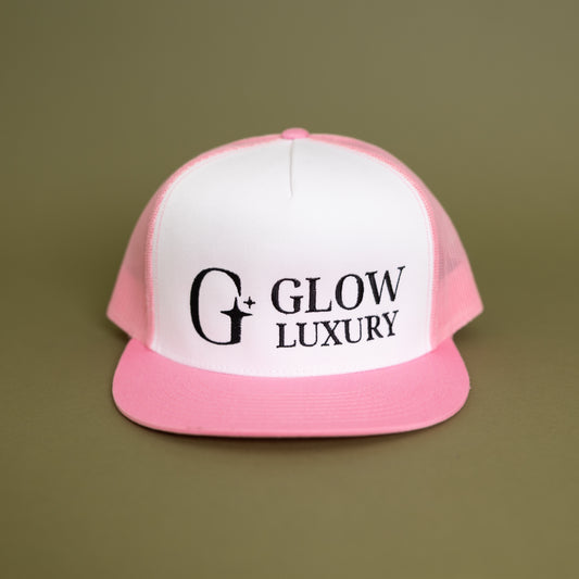 Pink and White Trucker Hat